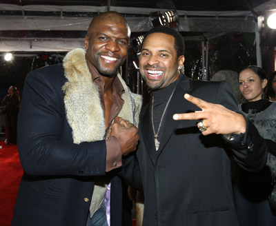 Terry Crews and Mike Epps at event of Sveikas sugrizes, Roskai Dzenkinsai! (2008)