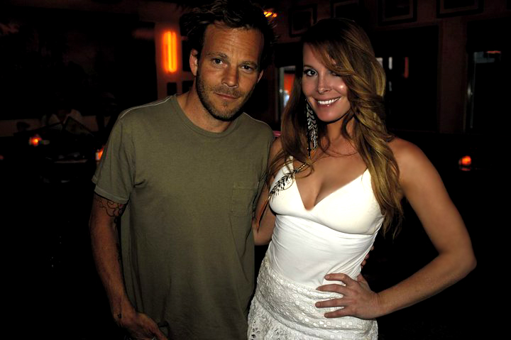 Tami Erin and Stephen Dorff of Immortals and Blade at Cindy Crawford's Place Cafe' Habana, Malibu