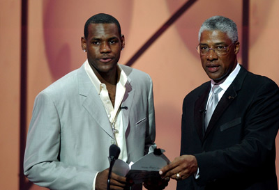 Julius Erving and LeBron James at event of ESPY Awards (2003)