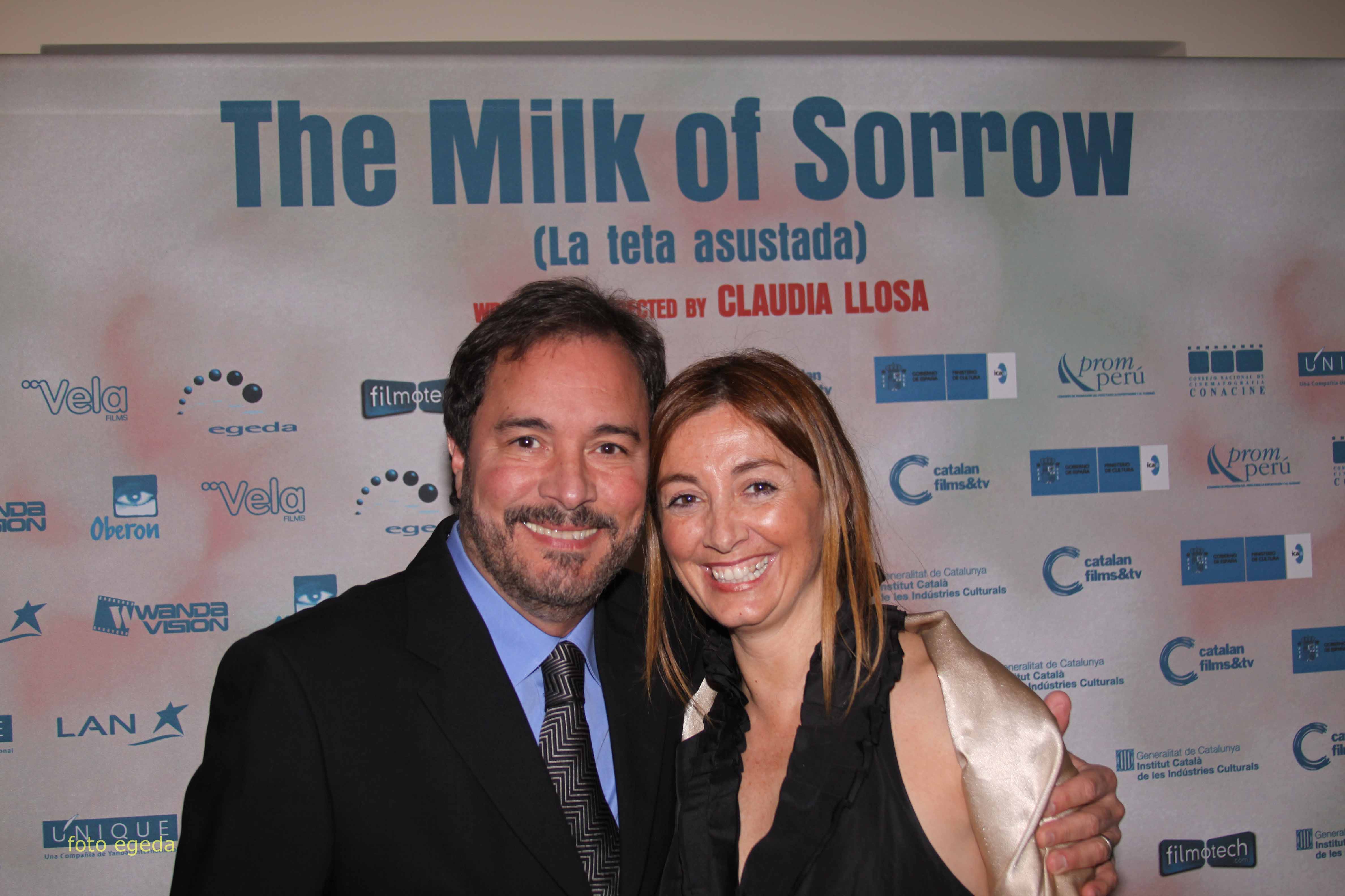 Manuel Espinosa at the post-Oscar party for the film Milk of Sorrow.