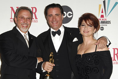 Andy Garcia, Gloria Estefan and Emilio Estefan Jr.