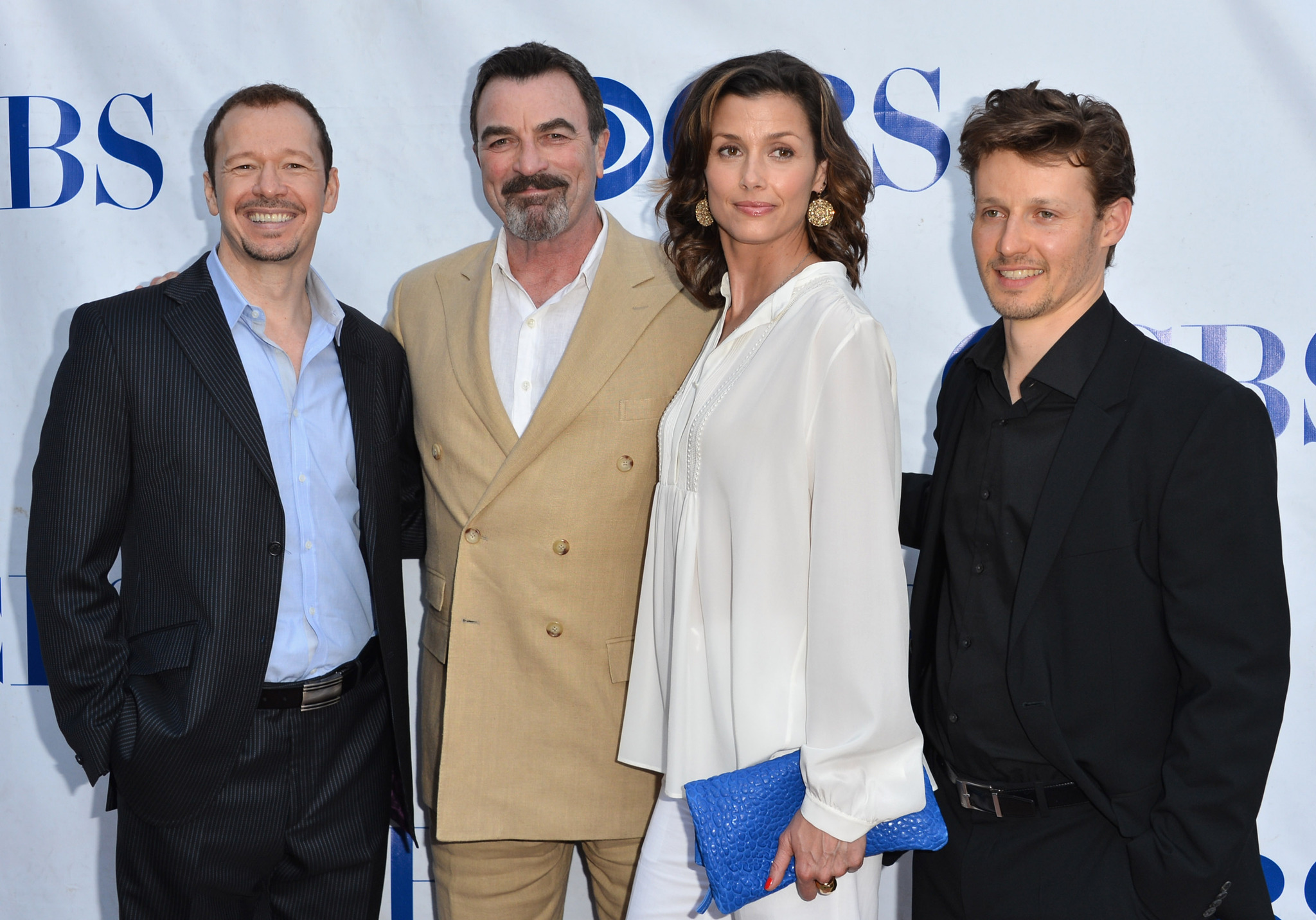Tom Selleck, Bridget Moynahan, Donnie Wahlberg and Will Estes at event of Blue Bloods (2010)