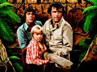 The Marshall family on TV's classic Land Of The Lost