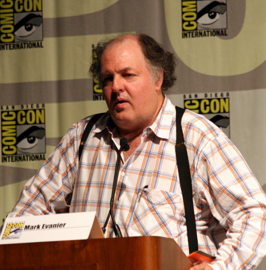 Moderator Mark Evanier at the 2010 Comic-Con Cartoon Voices II panel