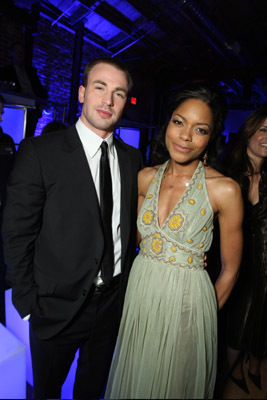 Chris Evans and Naomie Harris at event of Street Kings (2008)