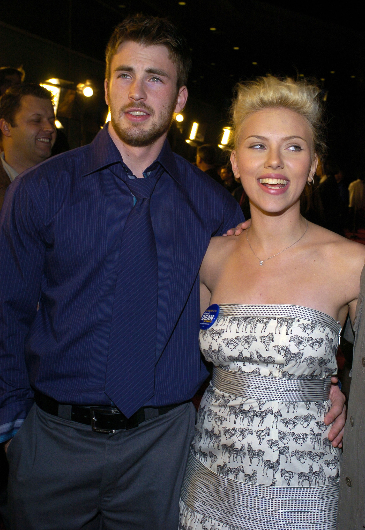 Chris Evans and Scarlett Johansson