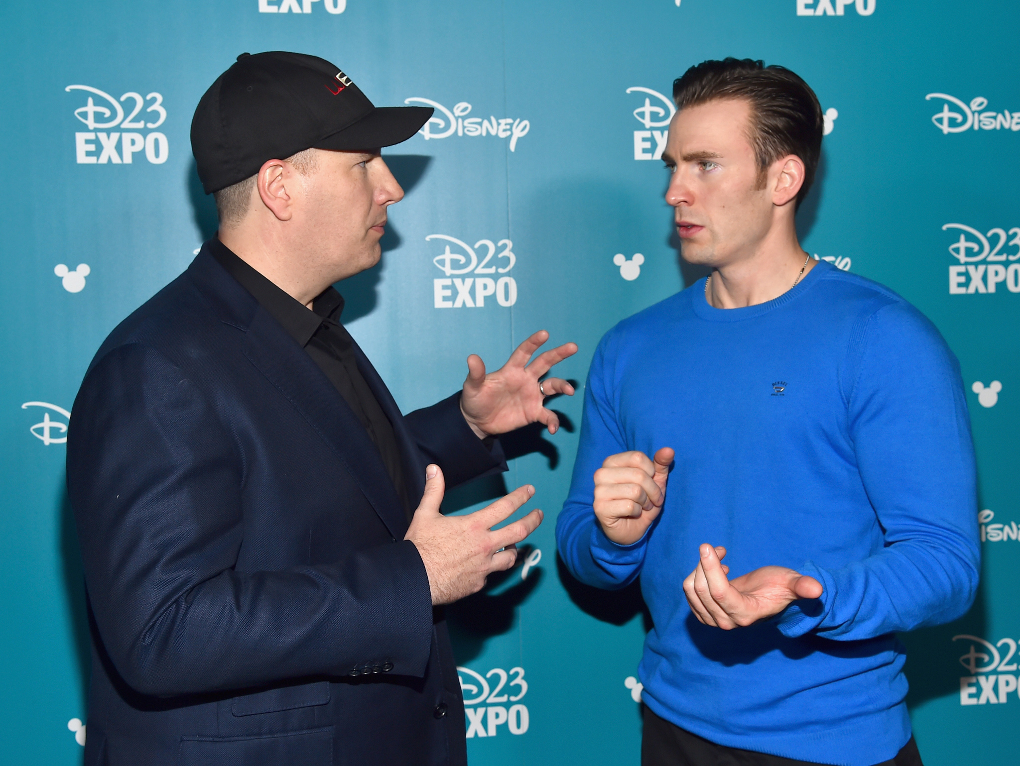 Chris Evans and Kevin Feige
