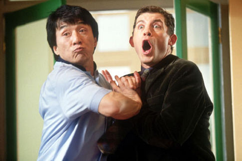 Still of Jackie Chan and Lee Evans in The Medallion (2003)