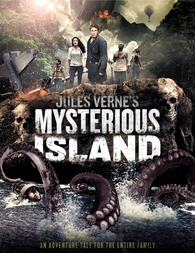 J.D. Evermore, Lochlyn Munro, Mark Sheppard, William Morgan Sheppard, Pruitt Taylor Vince and Gina Holden in Mysterious Island (2012)