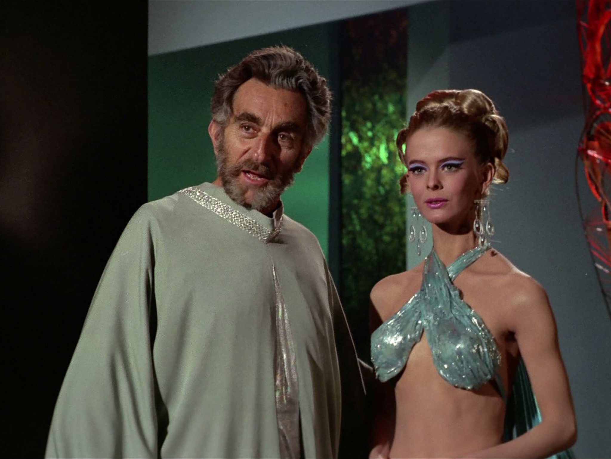 Still of Jeff Corey and Diana Ewing in Star Trek (1966)