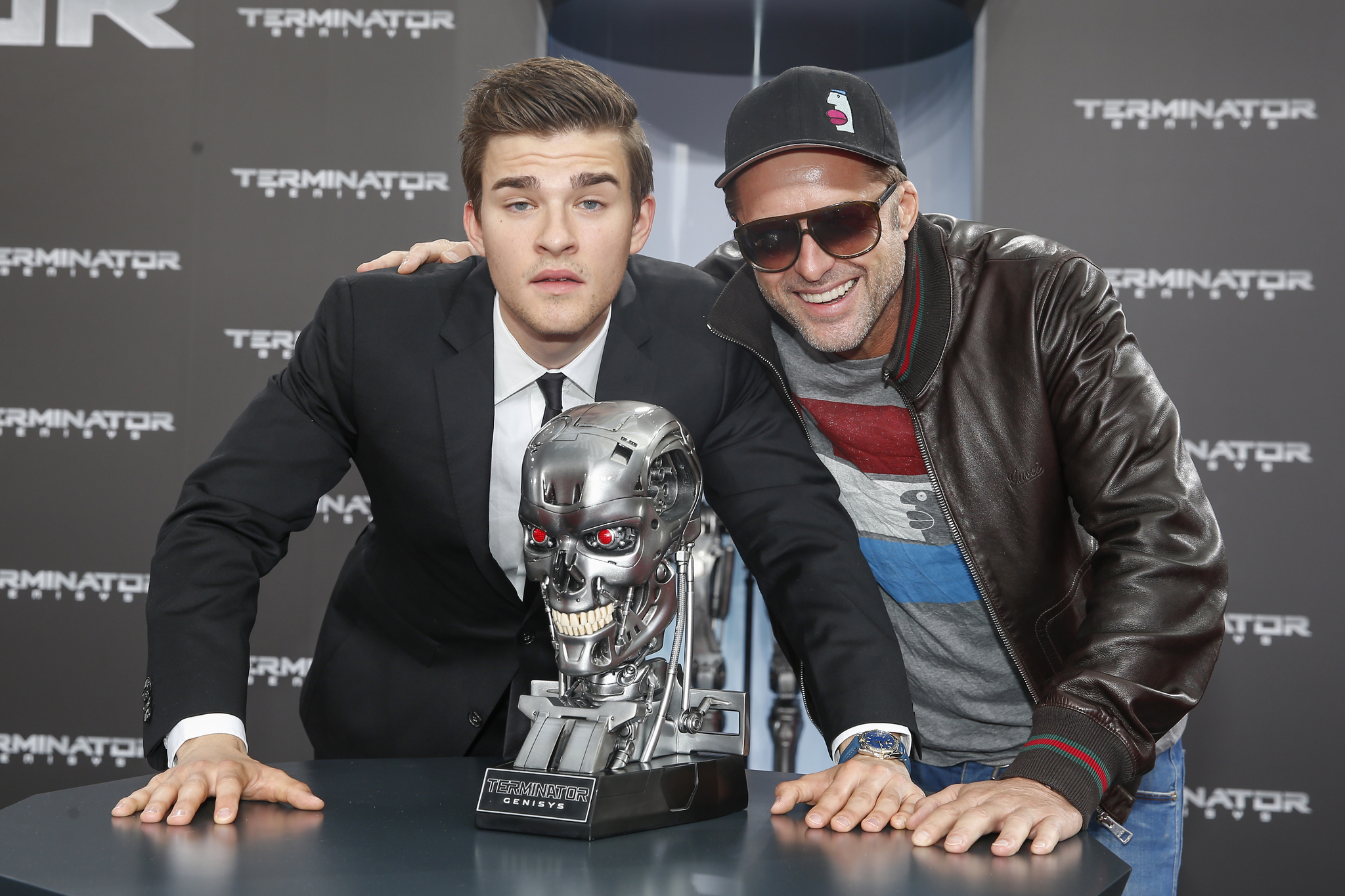 Bruno Eyron and Patrick Mölleken at event of Terminator Genisys (2015)