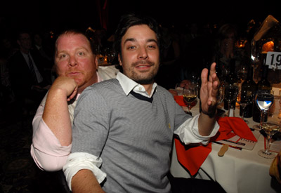 Jimmy Fallon and Mario Batali