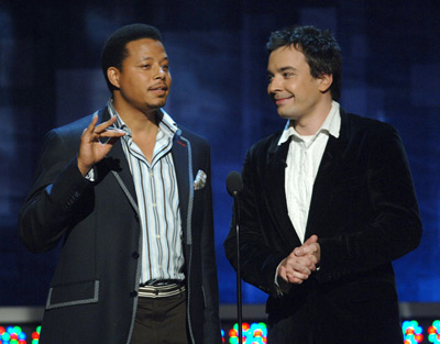 Terrence Howard and Jimmy Fallon