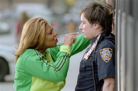 Still of Queen Latifah and Jimmy Fallon in Taxi (2004)