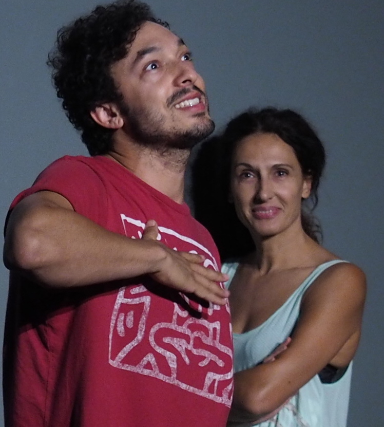 Francesca Fanti with co-director Wade Allain-Marcus during rehearsal for 