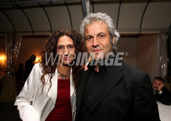 Francesca Fanti with producer Domenico Procacci