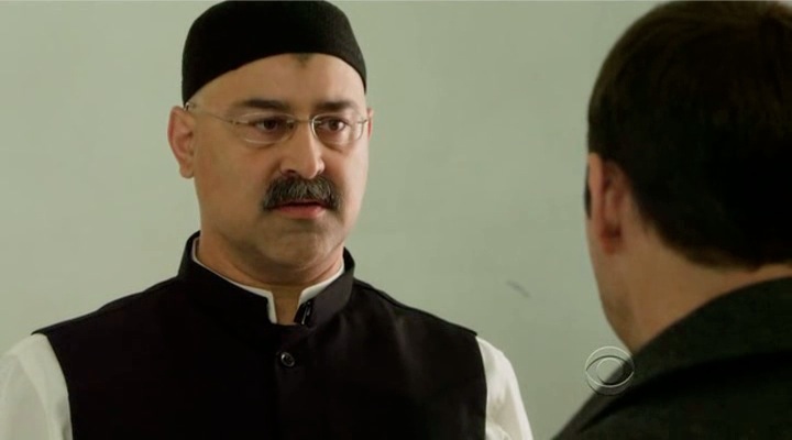 Ramsey Faragallah as The Imam with Donnie Wahlberg in CBS' BLUE BLOODS episode 2.13 