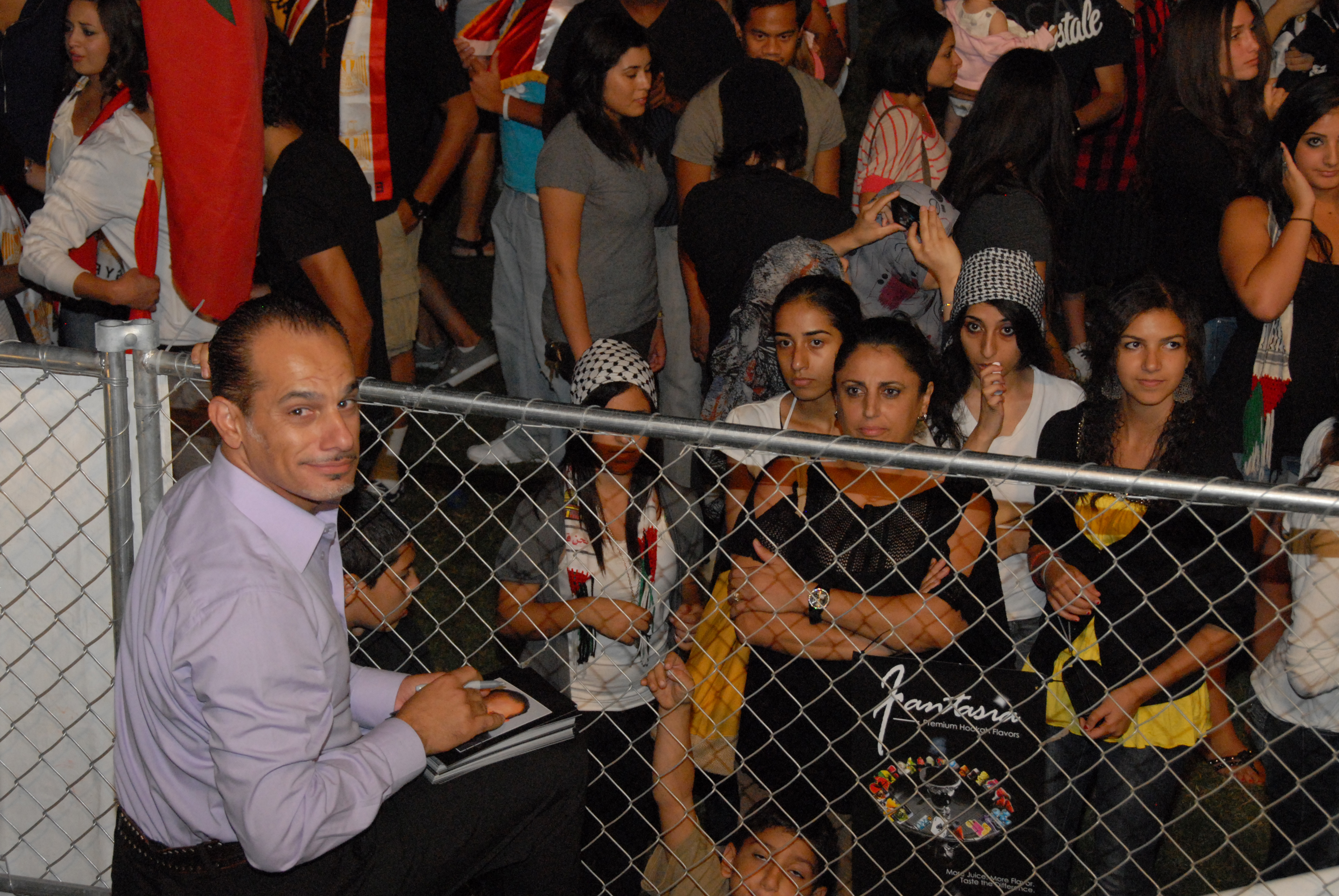 Signing Autographs At the Arab American Festival Sept 25,2010