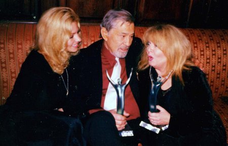 2003 Stage Alliance awards. James & stella along with Sally Struthers showing off their awards