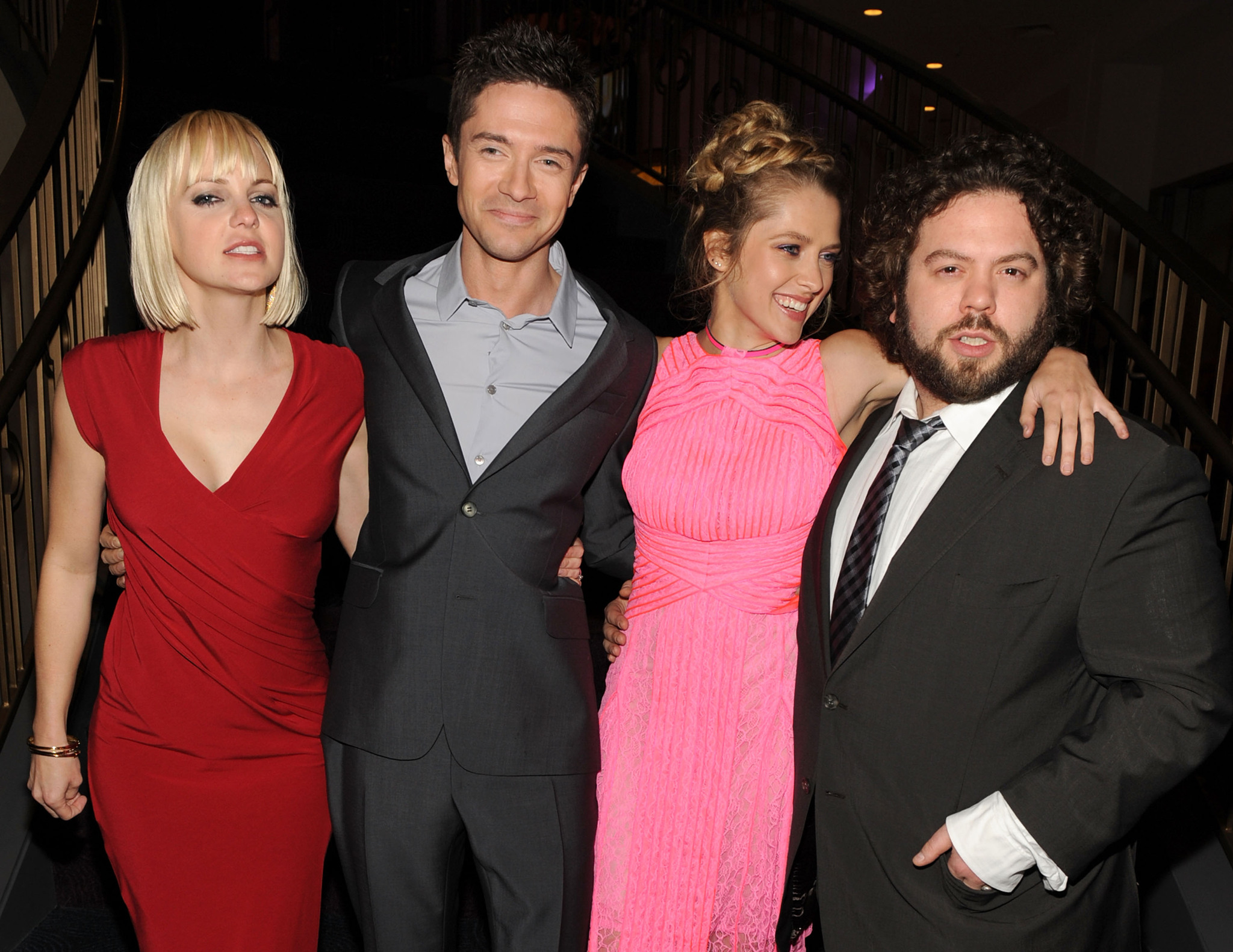 Anna Faris, Dan Fogler, Topher Grace and Teresa Palmer at event of Take Me Home Tonight (2011)