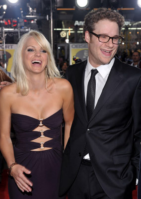 Anna Faris and Seth Rogen at event of Observe and Report (2009)
