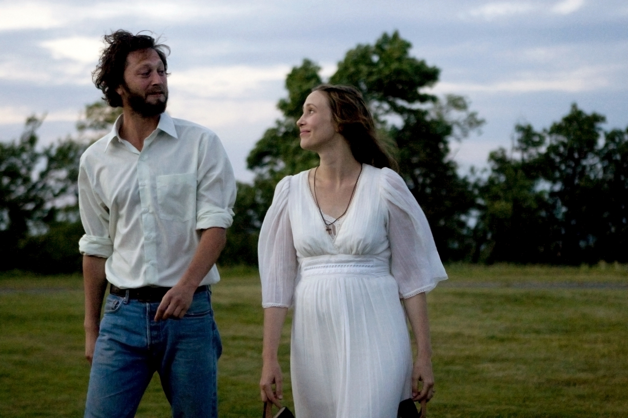 Still of Vera Farmiga and Ebon Moss-Bachrach in Higher Ground (2011)