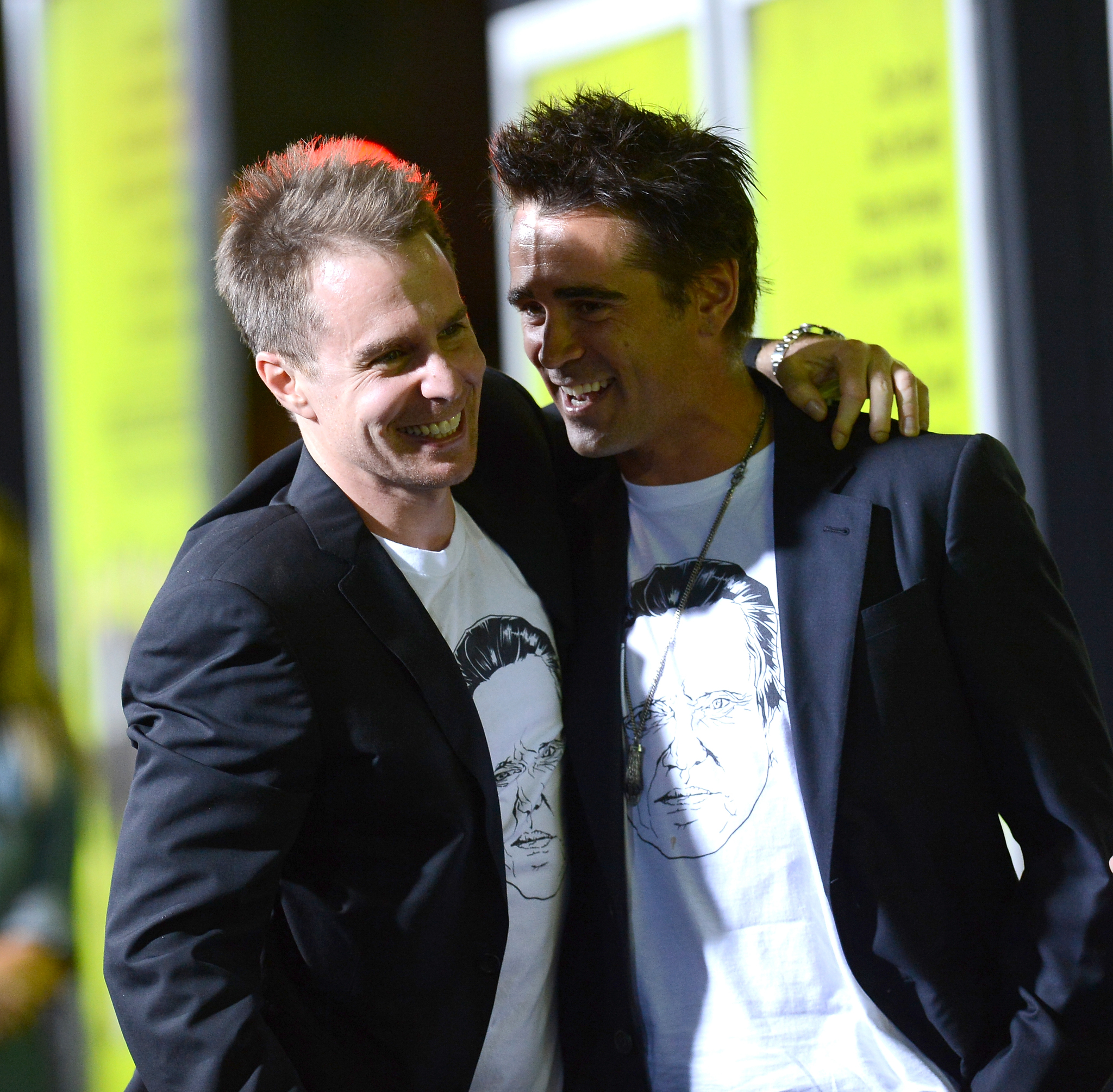 Sam Rockwell and Colin Farrell at event of Septyni psichopatai (2012)