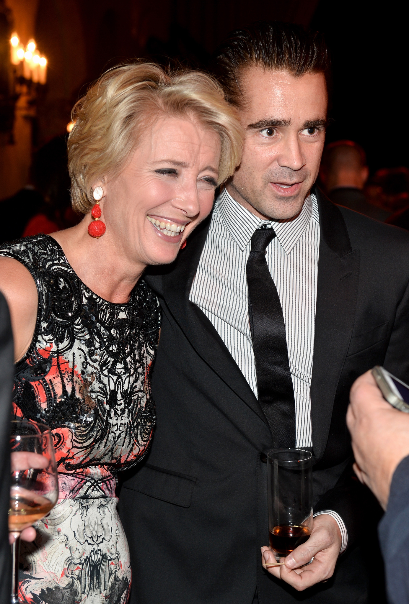 Emma Thompson and Colin Farrell at event of Isgelbeti pona Benksa (2013)