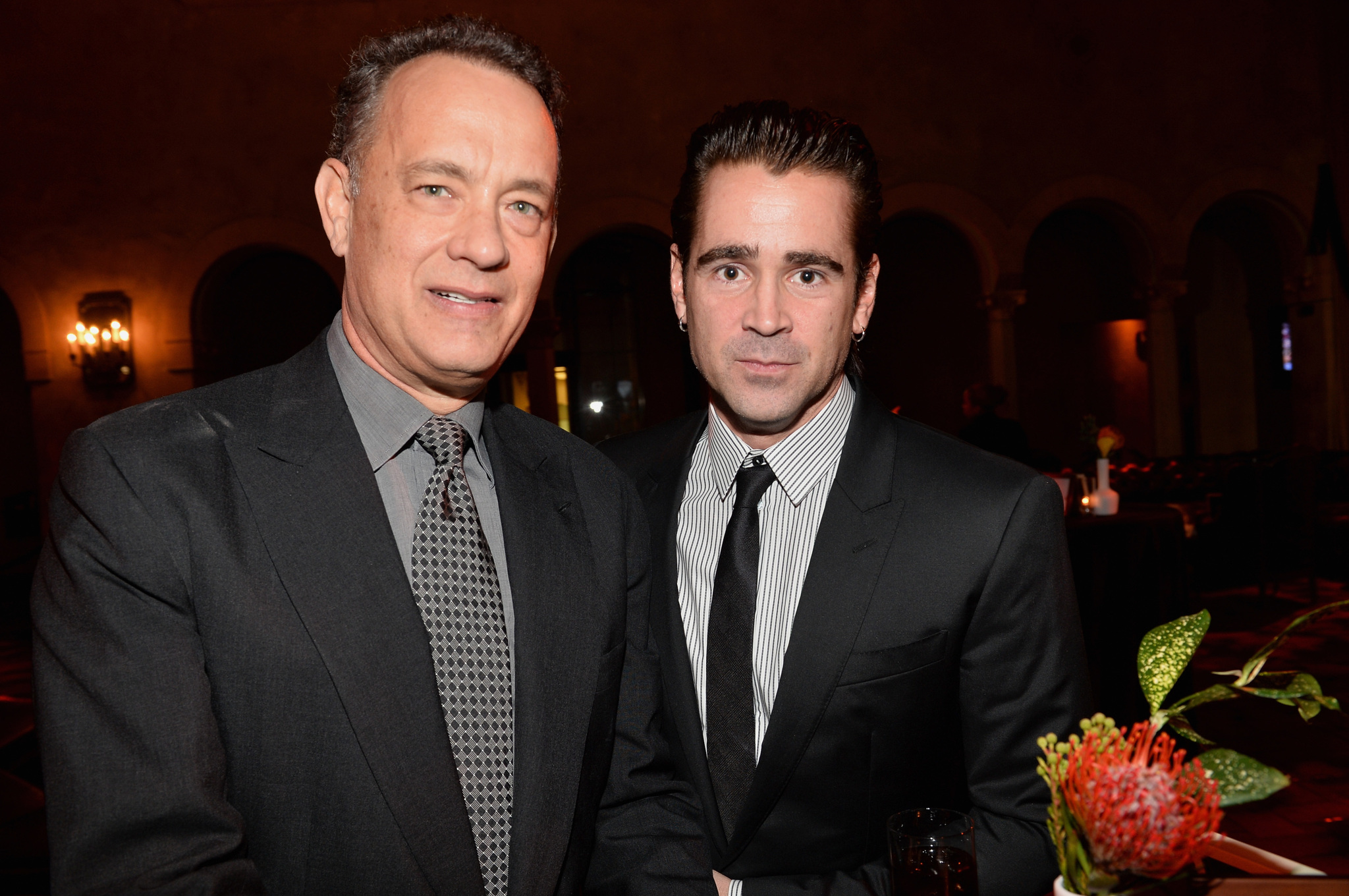 Tom Hanks and Colin Farrell at event of Isgelbeti pona Benksa (2013)