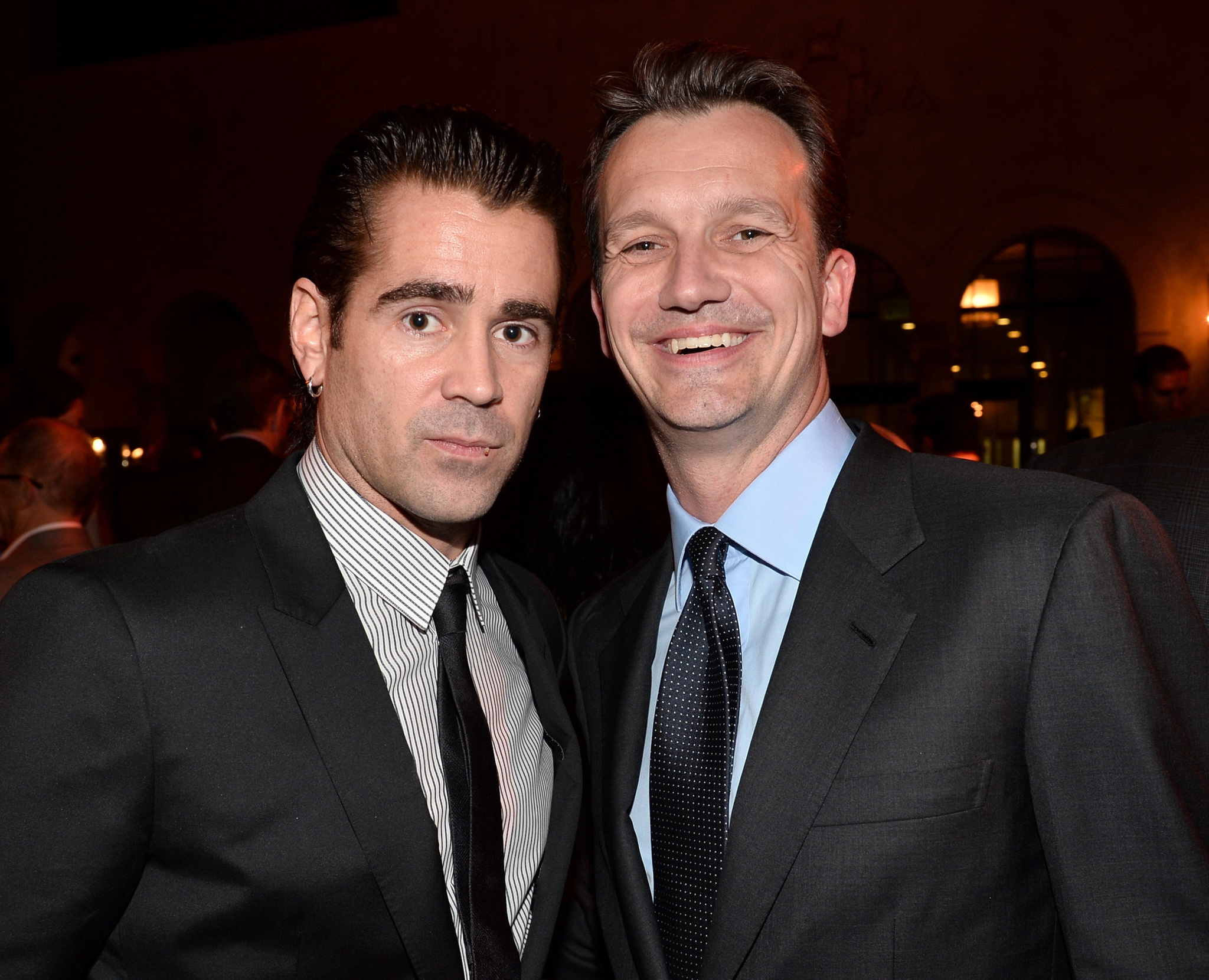 Sean Bailey and Colin Farrell at event of Isgelbeti pona Benksa (2013)