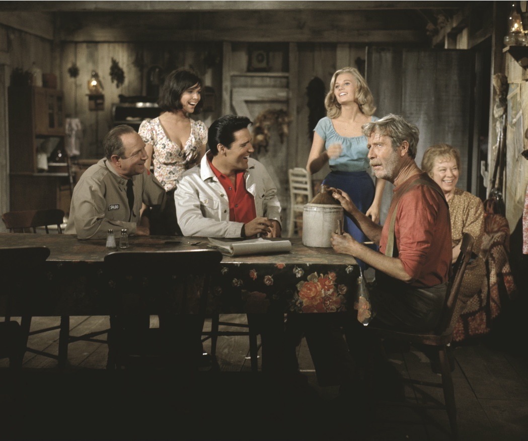 Still of Elvis Presley, Jack Albertson, Pamela Austin, Yvonne Craig, Glenda Farrell and Arthur O'Connell in Kissin' Cousins (1964)