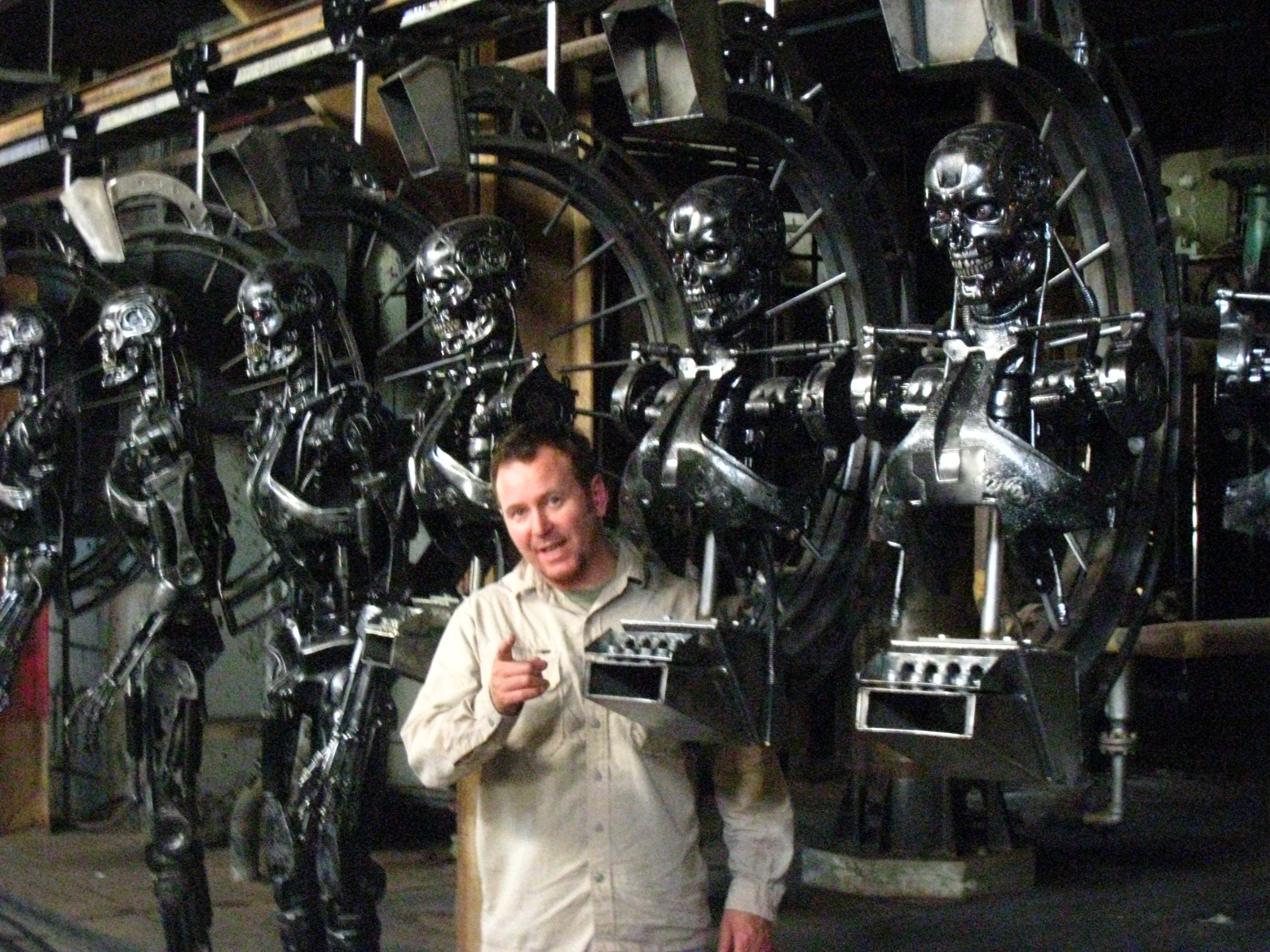 Terminator's factory. We made real Terminators.