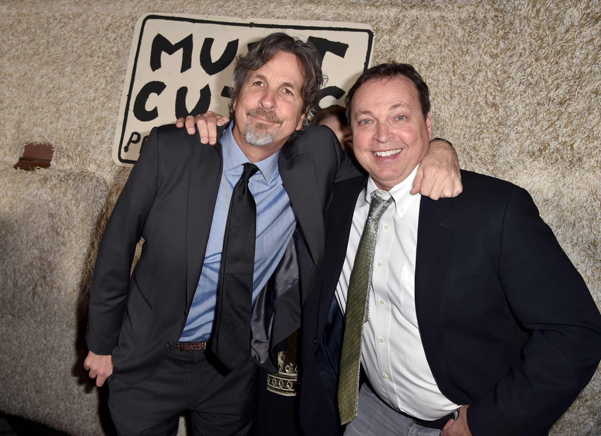 Bobby Farrelly and Peter Farrelly at event of Bukas ir bukesnis 2 (2014)