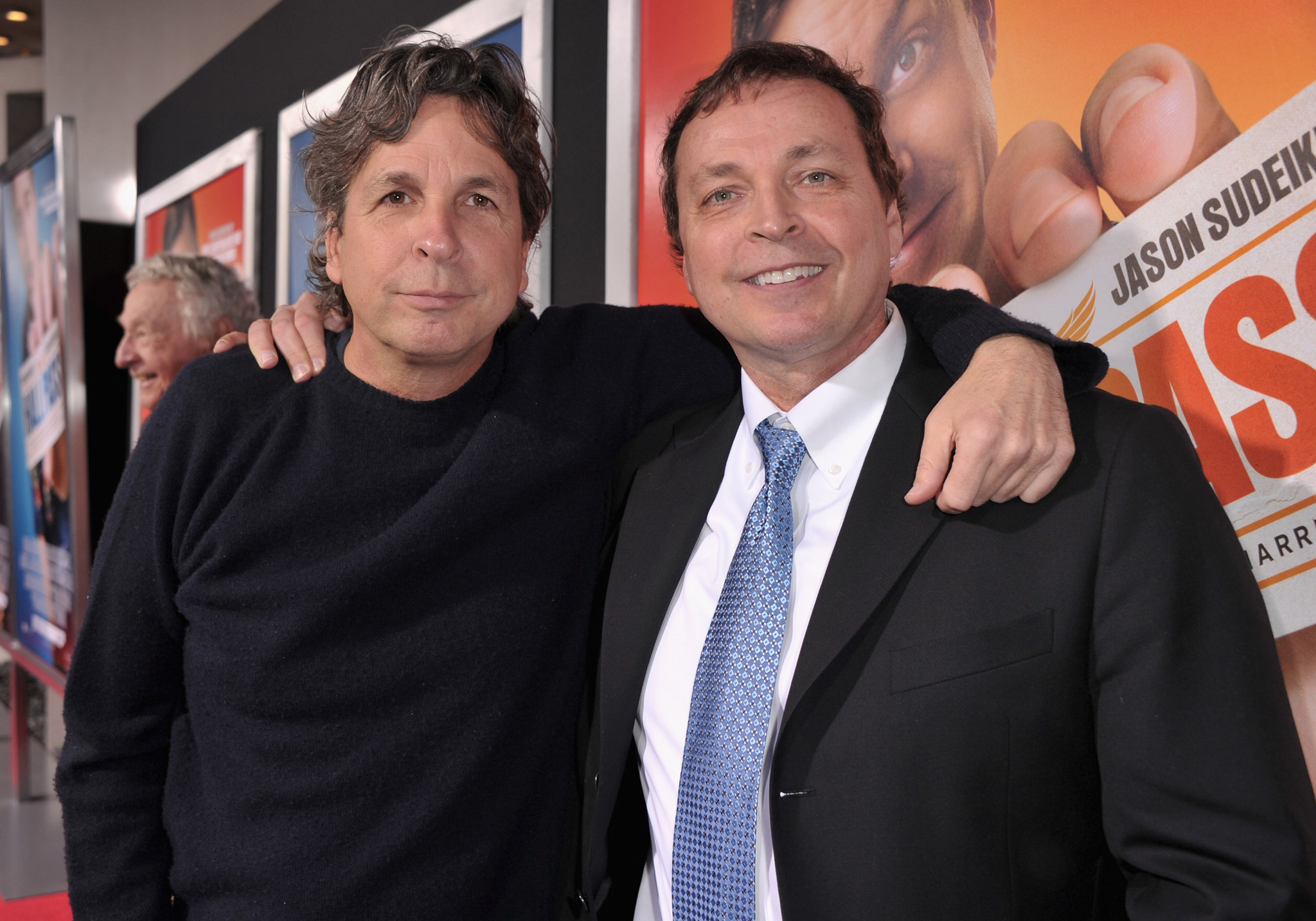 Bobby Farrelly and Peter Farrelly at event of Savaite be zmonu (2011)