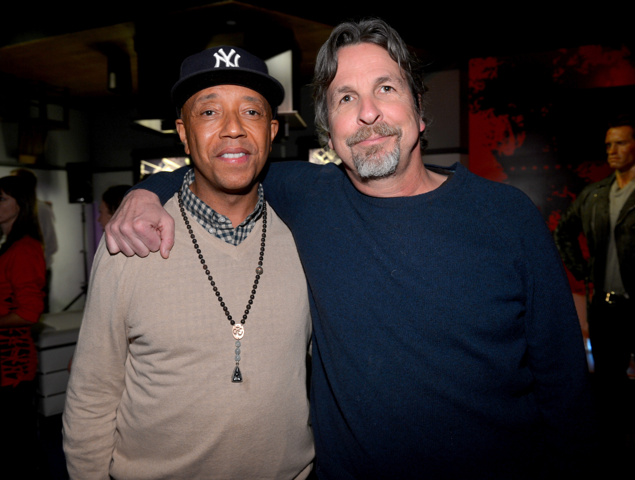 Russell Simmons and Peter Farrelly at event of Kietasikniai (2013)