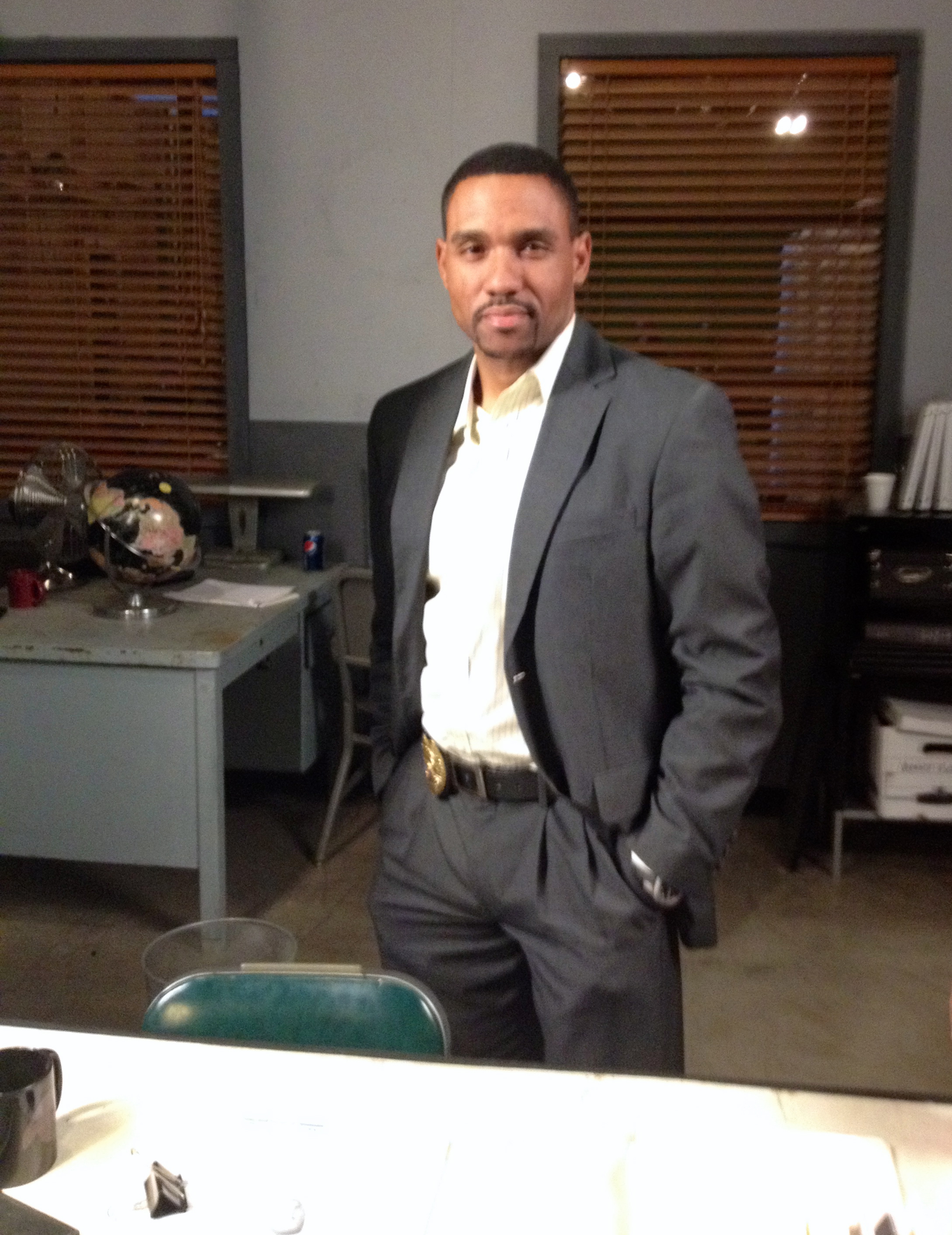 Kent Faulcon as Det. Meeks in Lifetime's MOW 