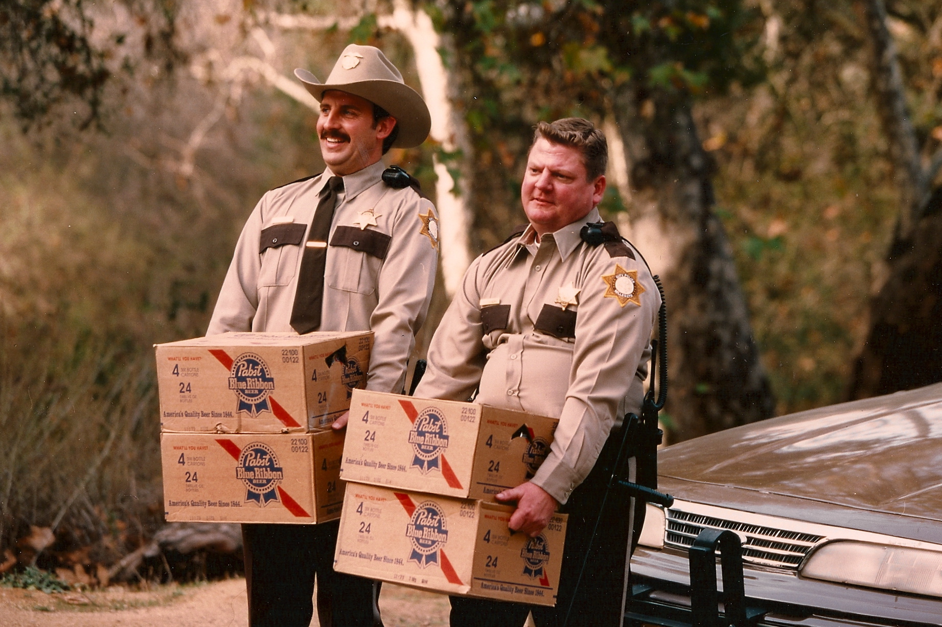 Mark Fauser and Brent Briscoe in 