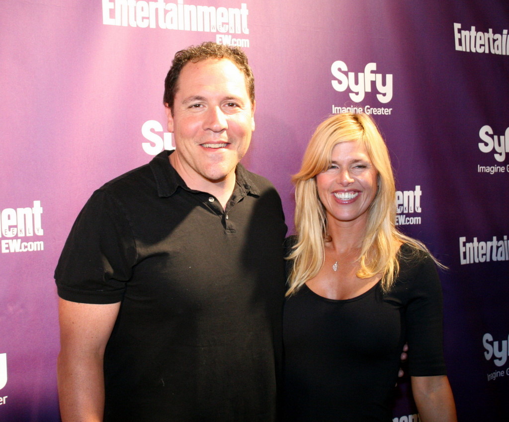 Jon Favreau with wife Joya Tillem