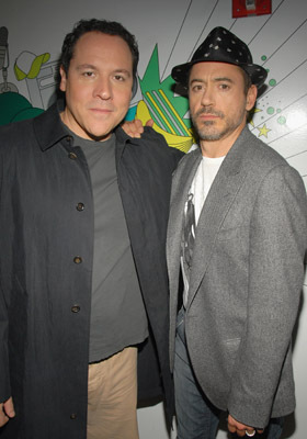 Robert Downey Jr. and Jon Favreau