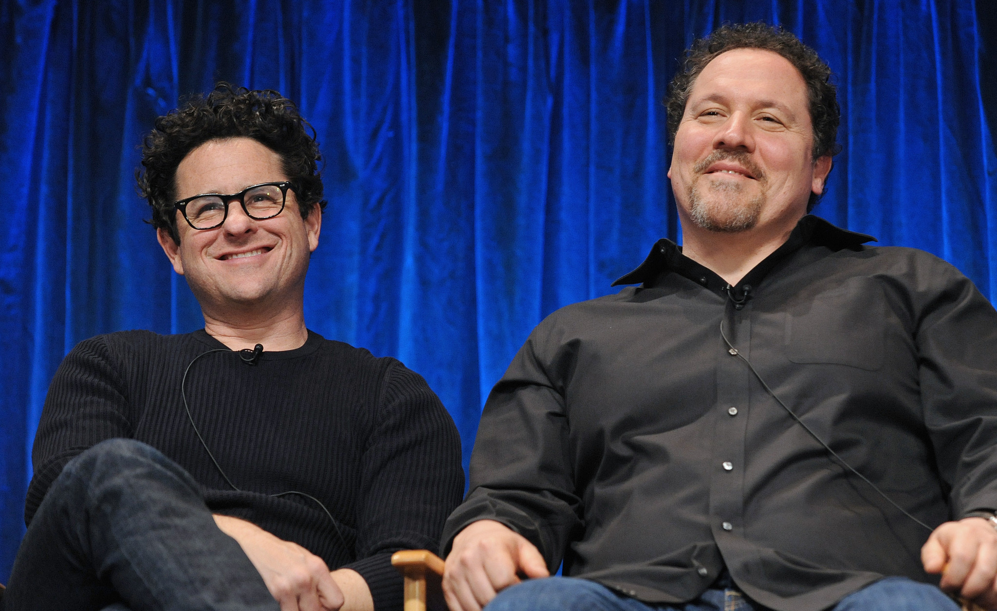 J.J. Abrams and Jon Favreau at event of Revolution (2012)