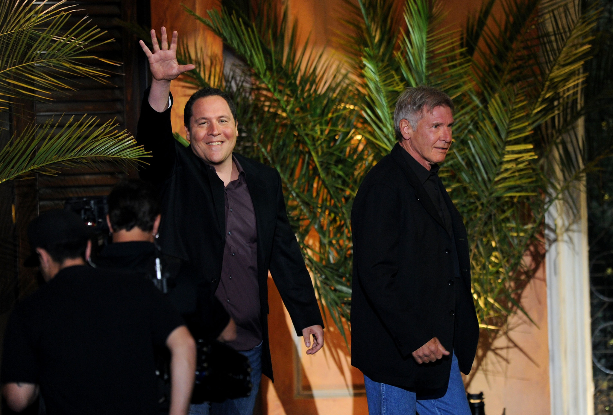 Harrison Ford and Jon Favreau