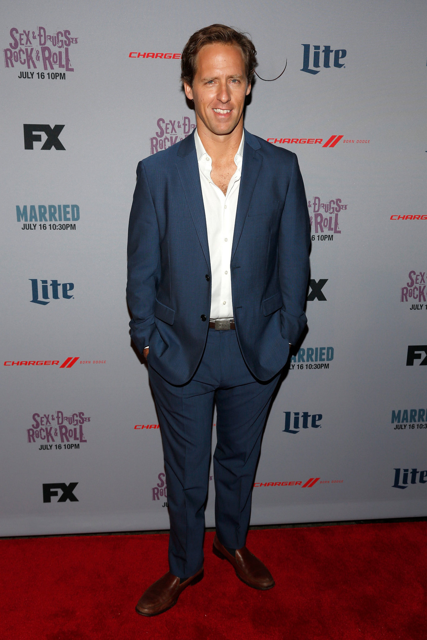 Nat Faxon at event of Married (2014)