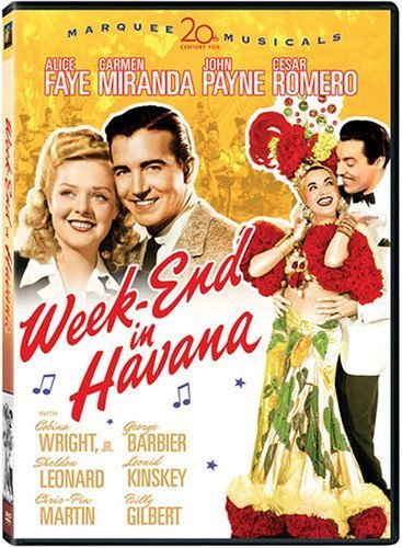 Alice Faye and John Payne in Week-End in Havana (1941)