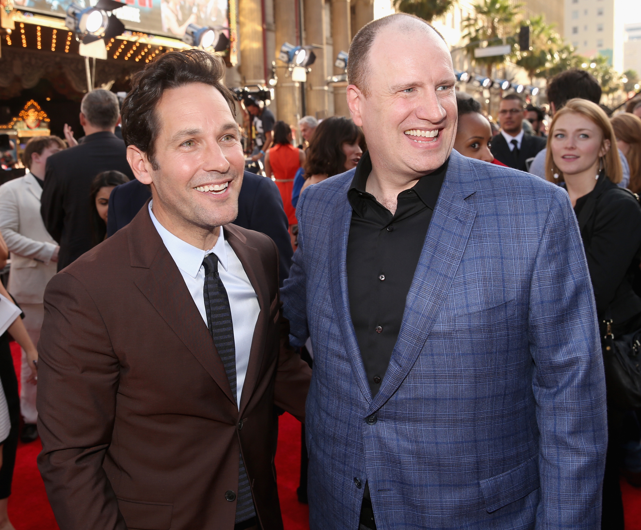 Kevin Feige and Paul Rudd