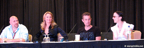 Buffy the Vampire Slaye panel with James Marsters, Juliet Landau, Ken Feinberg and Elizabeth Rohm.