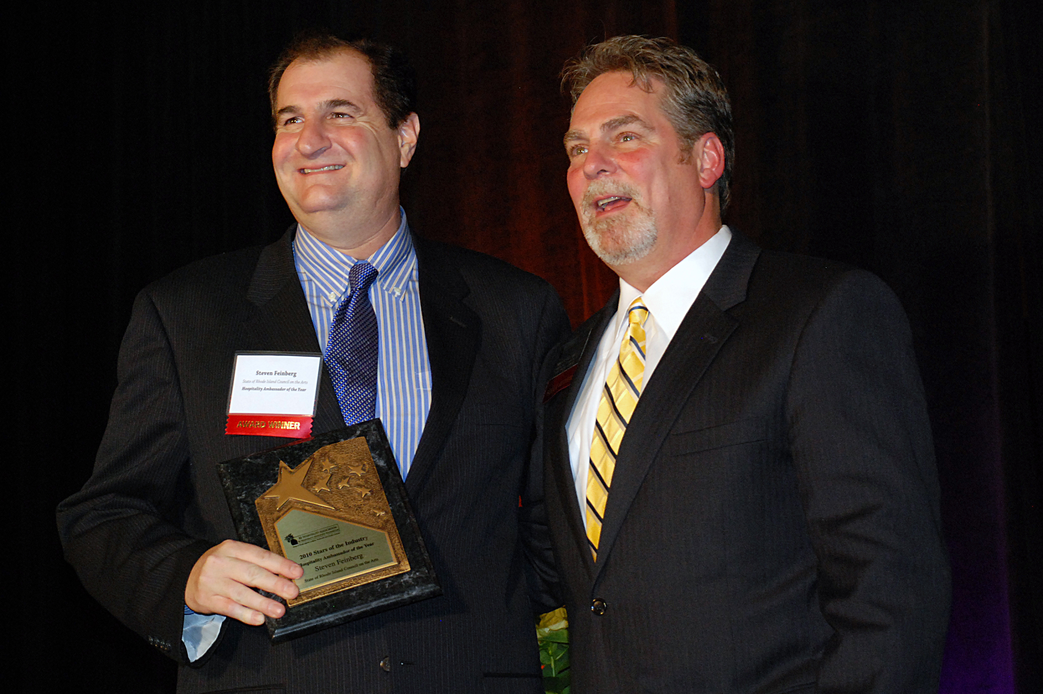 Steven Feinberg receives RI Tourism Award 2010