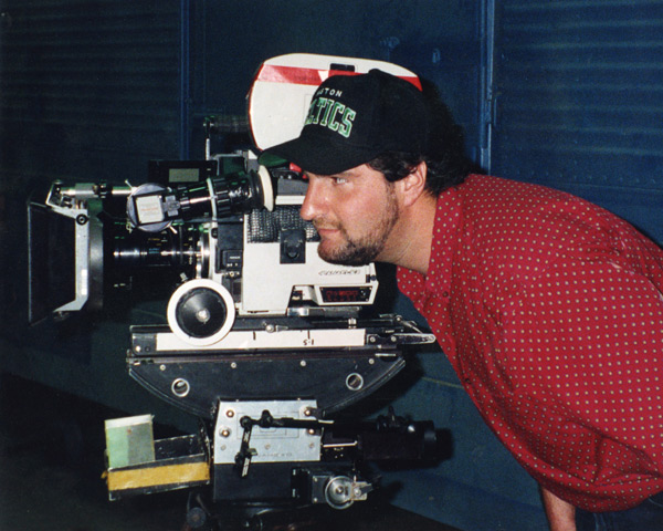 Steven Feinberg on the set of 