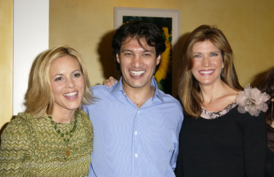 Maria Bello, Frederic Fekkai and Julie Moran