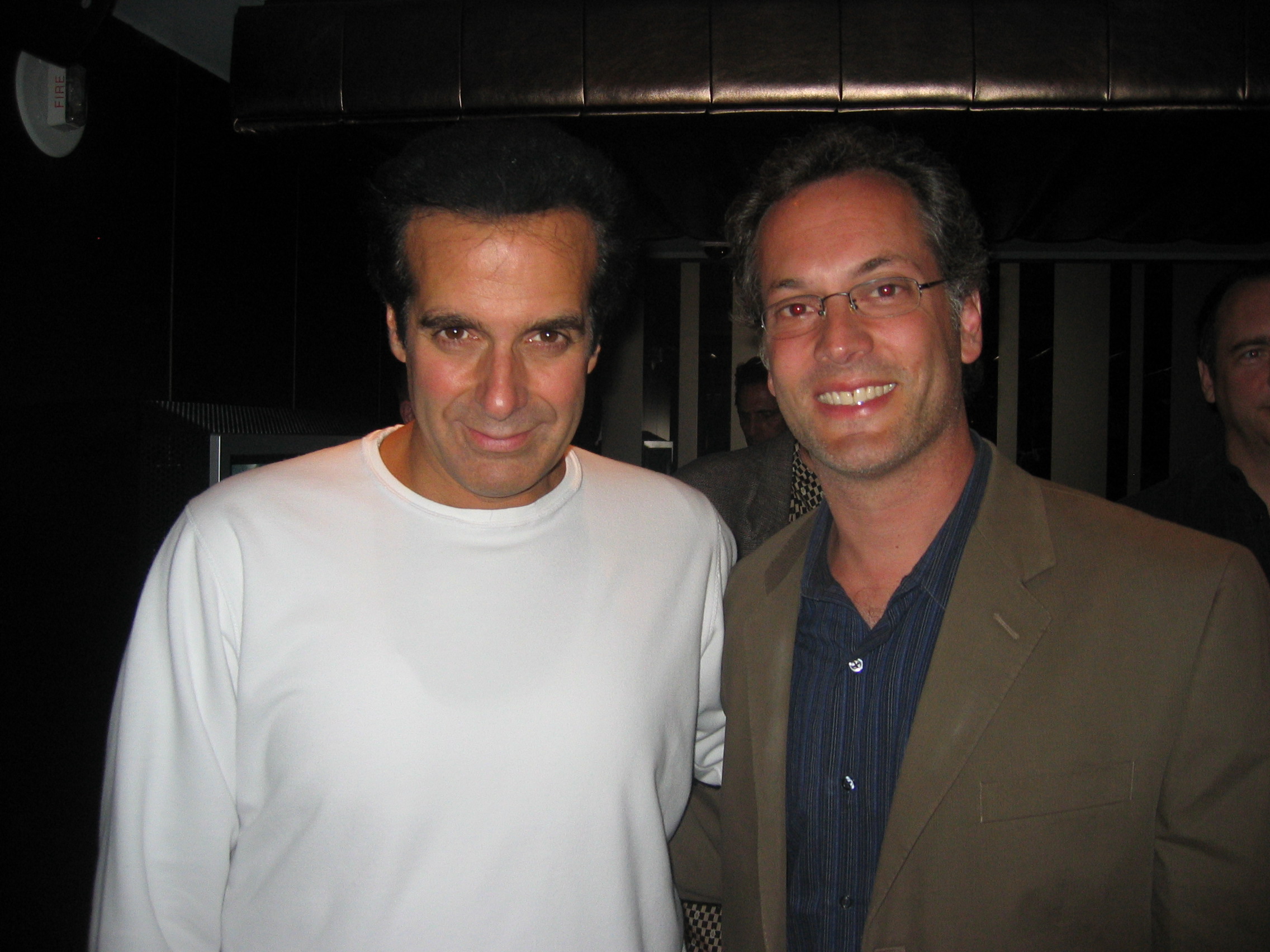 David Copperfield and Todd Felderstein at the Project Magic anniversary celebration at the MGM Grand.
