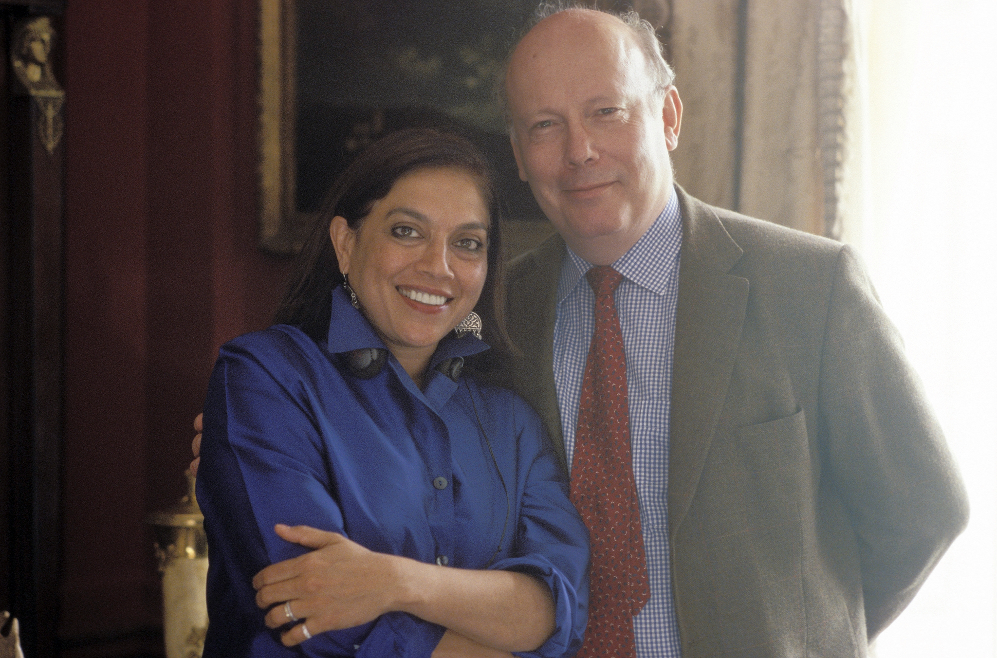 Still of Julian Fellowes and Mira Nair in Vanity Fair (2004)